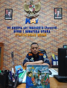 Kepala Stasiun Besar Medan” Apresiasi Kinerja Polri Sepanjang Tahun 2024, Sukses Menjaga Keamanan