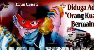 Gawat Bah..!!! Diduga Pihak Kepolisian Tidak Berani Gerebek Gudang Penimbunan BBM Solar Dan Pertalite Oplosan Milik Anto Di Desa Sampali