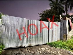 Ternyata HOAX, Gudang Berpagar Seng di Pasar 9 di Labdel Dituding Tempat Penimbunan dan Oplos BBM Ilegal