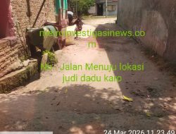 Gawat..!!! Diduga Judi Dadu Karo di Beckingi Oknum Anggota Polri Berpindah di Jalan Sugeng Desa Seirotan